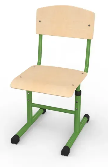 Стілець учнівський Т2 кругла труба №4-7 МФ Вересень